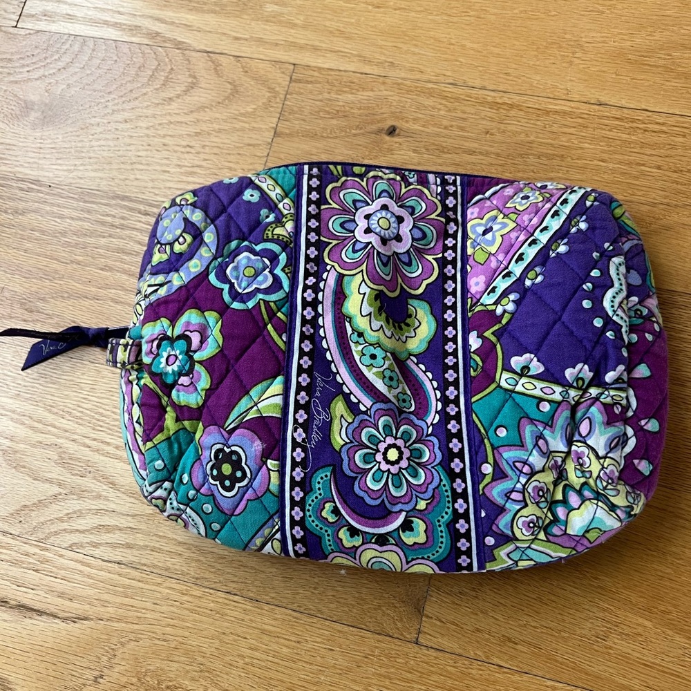 Woman’s Vera Bradley cosmetics bag